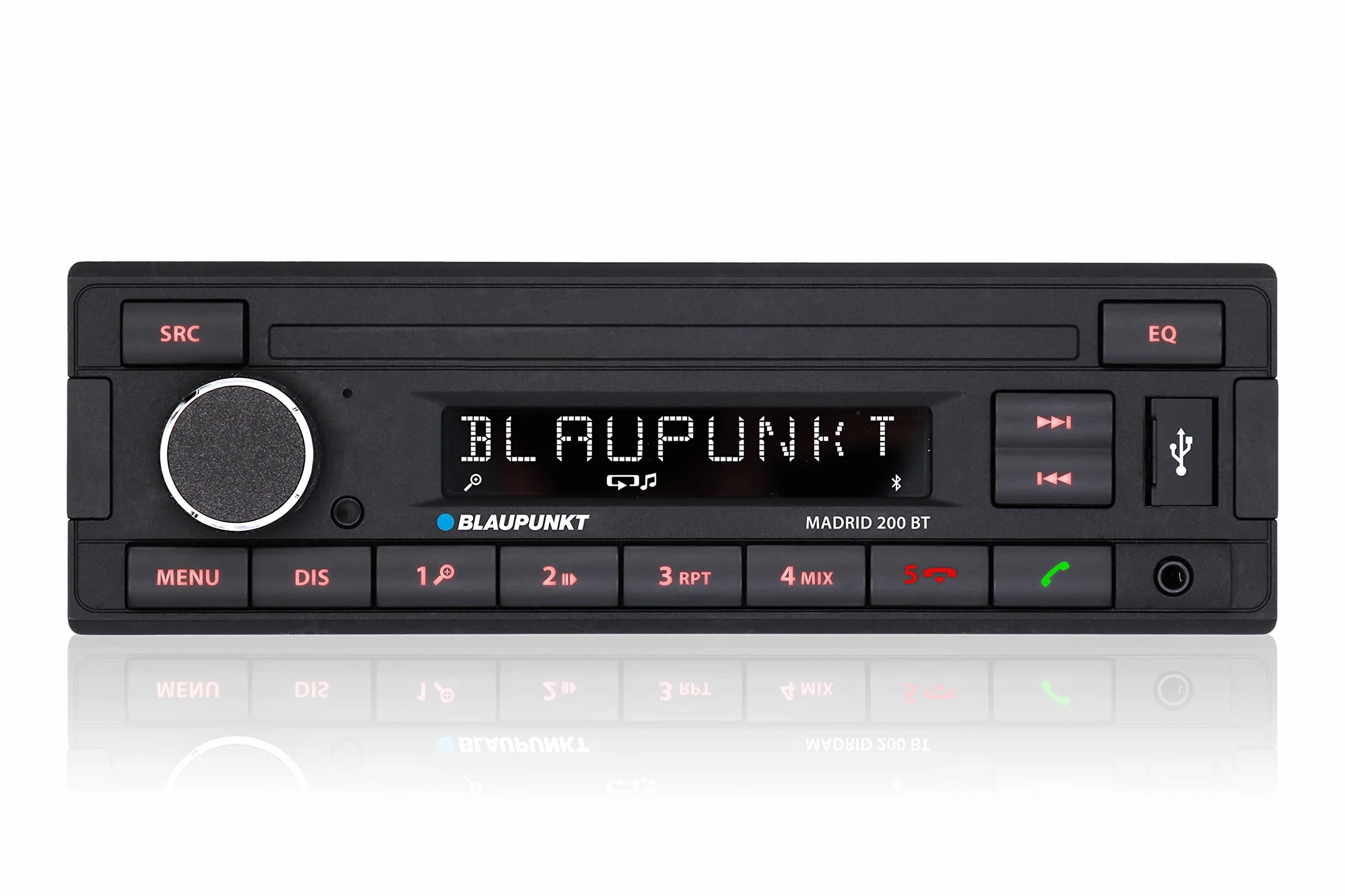 Blaupunkt Madrid 200 BT | Bluetooth, Tuner RDS, zestaw głośnomówiący, USB, Aux-in