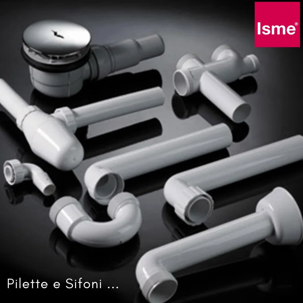 Siphon universel 1 1/2 - diam. 40 mm, réglable en hauteur, blanc