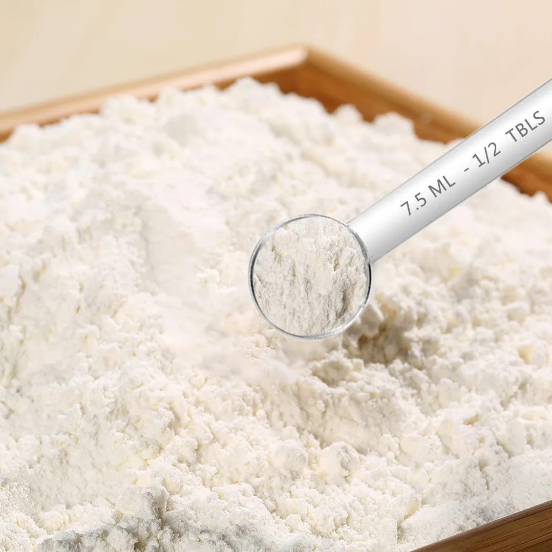 Jeu de 6 Cuillères à Mesurer en Acier Inoxydable pour Cuisine