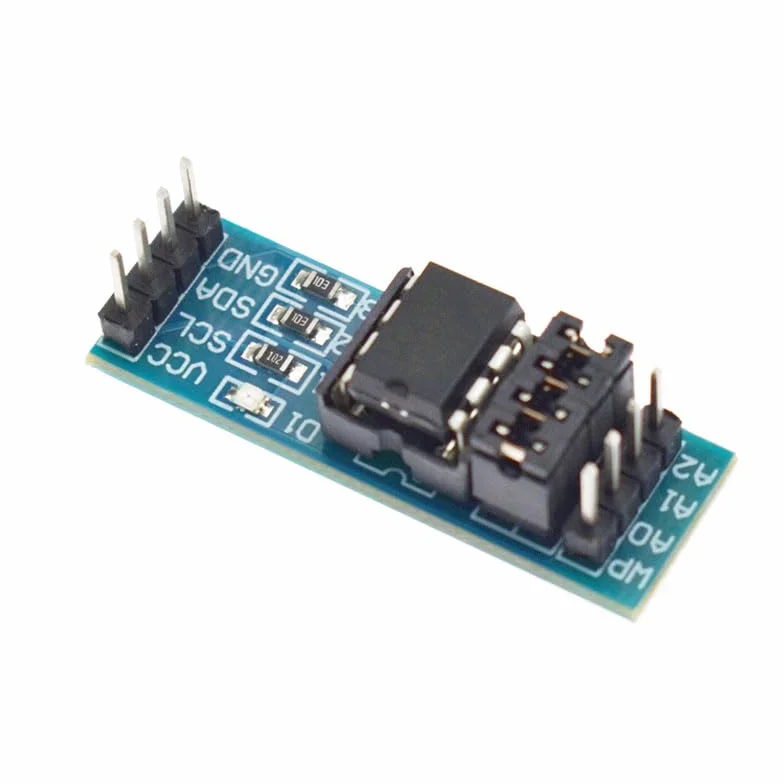 Lot de 10 modules EEPROM AT24C01 AT24C02 AT24C04 AT24C08 AT24C16 AT24C32 AT24C64 AT24C128 AT24C256