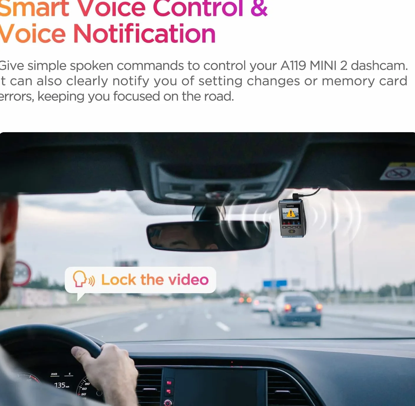 Video rejestrator samochodowy Viofo A119 MINI 2 2,5K GPS+ZESTAW AKCESORIÓW