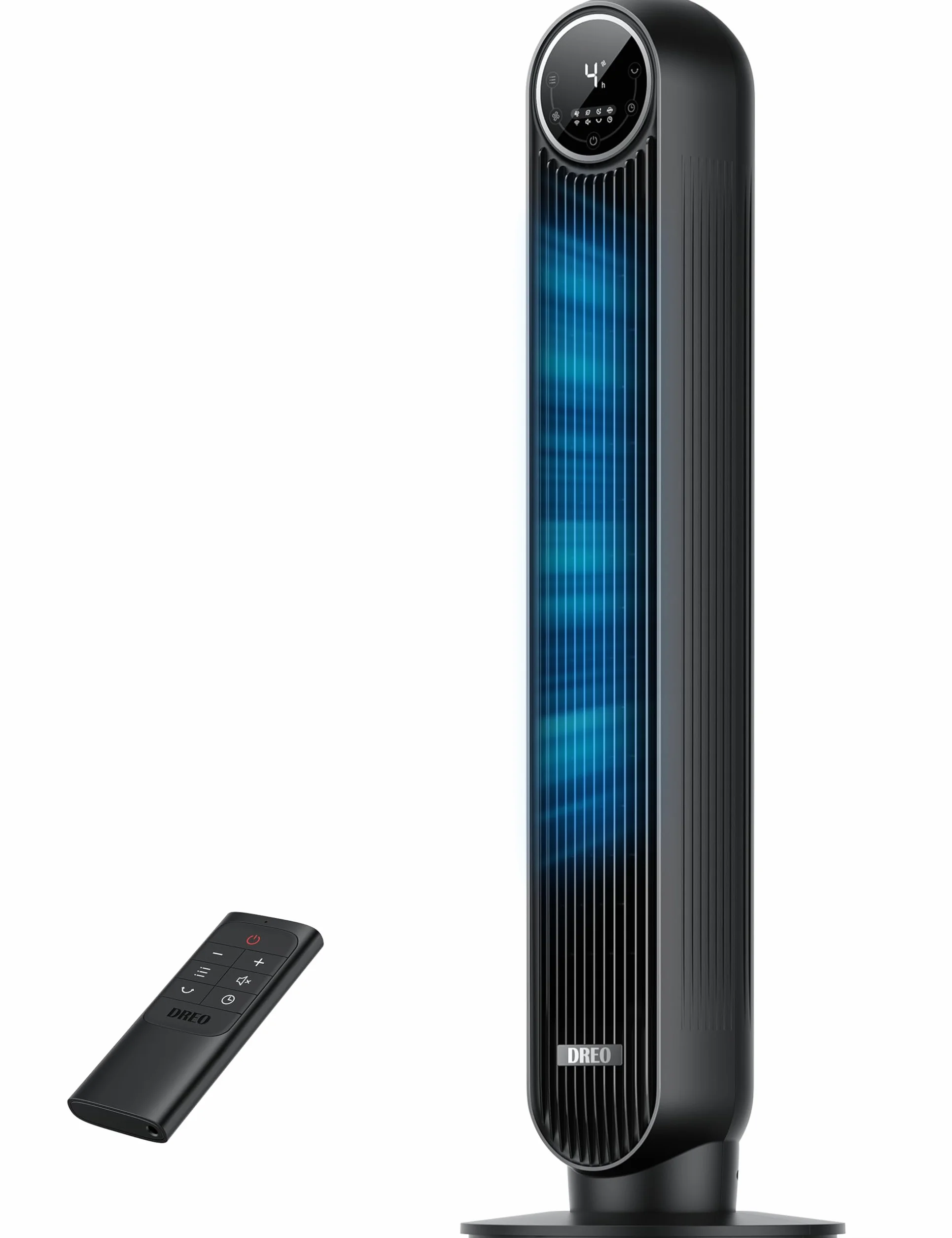 DREO Nomad One ventilateur colonne silencieux 20dB 92 cm 7,6 m/s 90° Noir