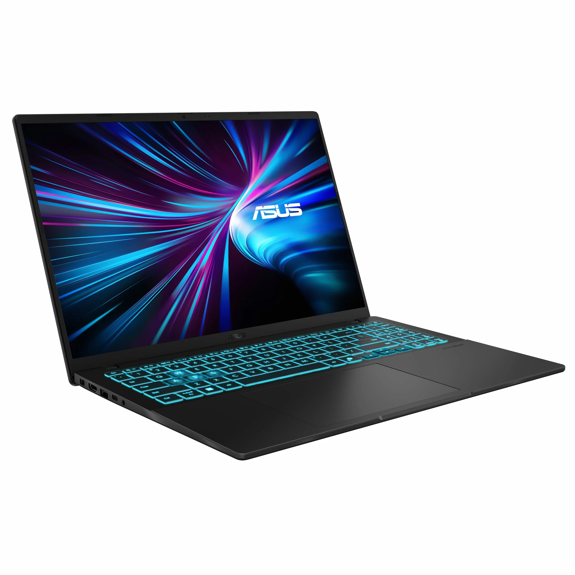 ASUS V16 V3607VM laptop gamingowy, wyświetlacz 16" WUXGA 16:10 144 Hz IPS, Intel Core 7 240H, 16 GB RAM, 1 TB SSD, NVIDIA RTX 5060, Win11 Home, QWERTZ, czarny, 3 miesiące GamePass