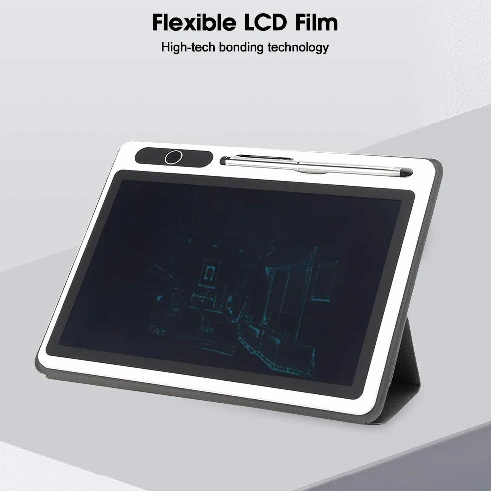 Elektroniczny notatnik Protable elektroniczny notatnik LCD blok rysunkowy tablet biznesowy narzędzie do malowania ręcznego (czarny)