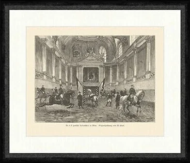 L'école d'équitation espagnole à Vienne M. Ledeli K&K Chevaux Faksimile_E 10660
