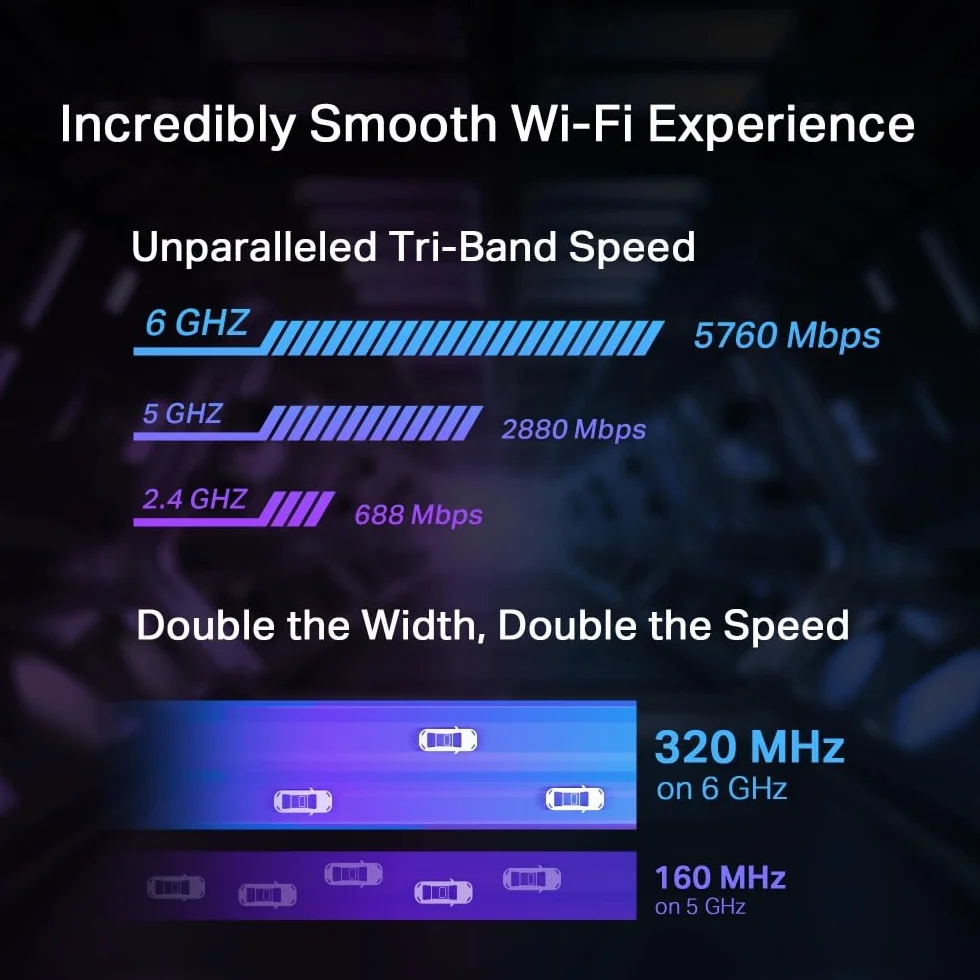 TP-Link Archer TBE550E karta Wi-Fi do PC, Tri-Band BE9300 Wi-Fi 7 Bluetooth 5.4 PCIe, WPA3, wielokolorowa dioda LED, tylko do Windows 11 (64-bitowy)