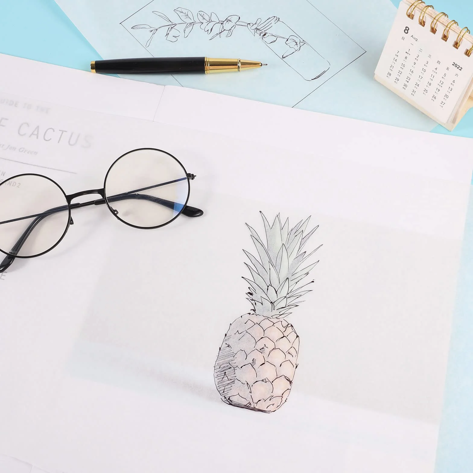 Papier calque 45 cm x 50 m – Papier blanc translucide pour dessin, croquis, et patron de couture