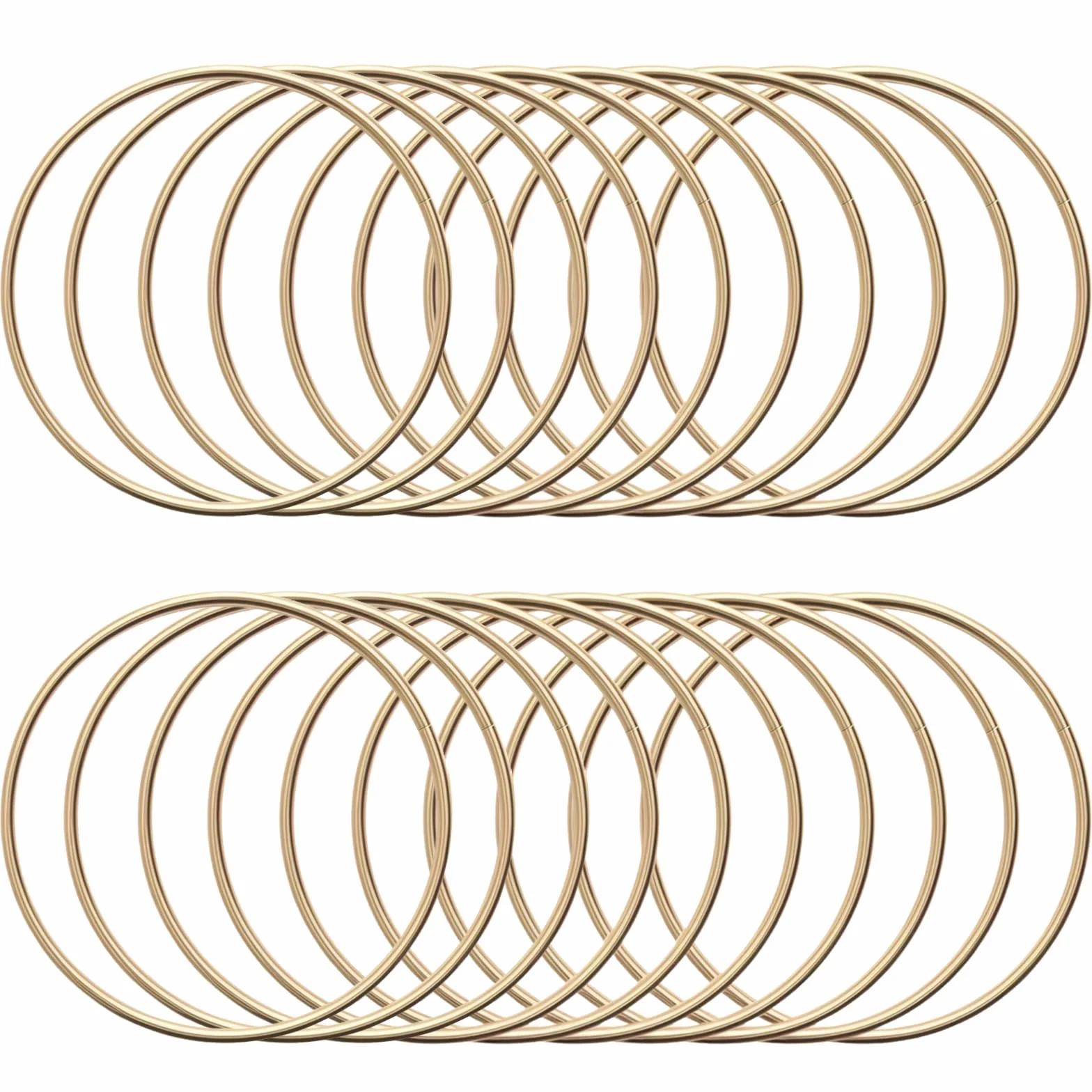 Cercle Métal Macramé 8 cm Attrape Rêve Anneaux Bricolage Décoration Art Floral