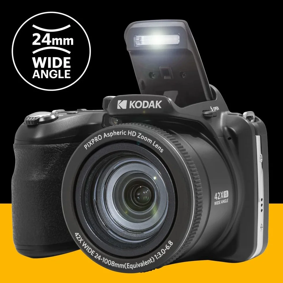 Kodak Pixpro Astro Zoom AZ425-BK Aparat Cyfrowy, Czarny, 20 Mpx