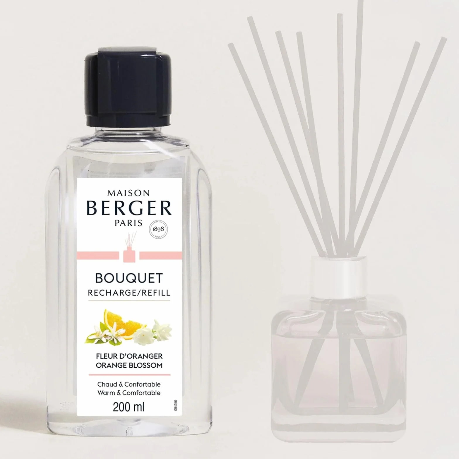 Maison Berger Recharge Bouquet Parfumé Fleur d'Oranger 200 ml Parfum d'intérieur