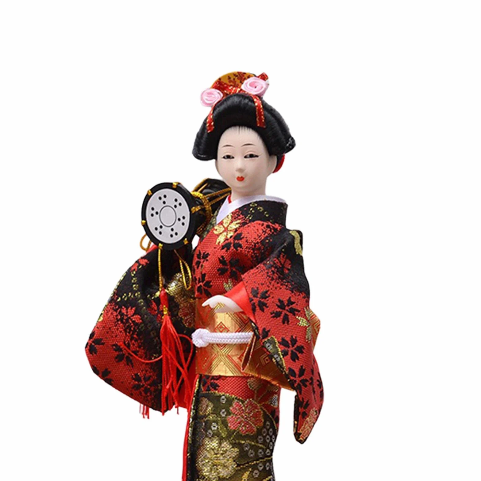 Poupée Japonaise Geisha Kimono Figurine de Collection Faite à la Main Orientale