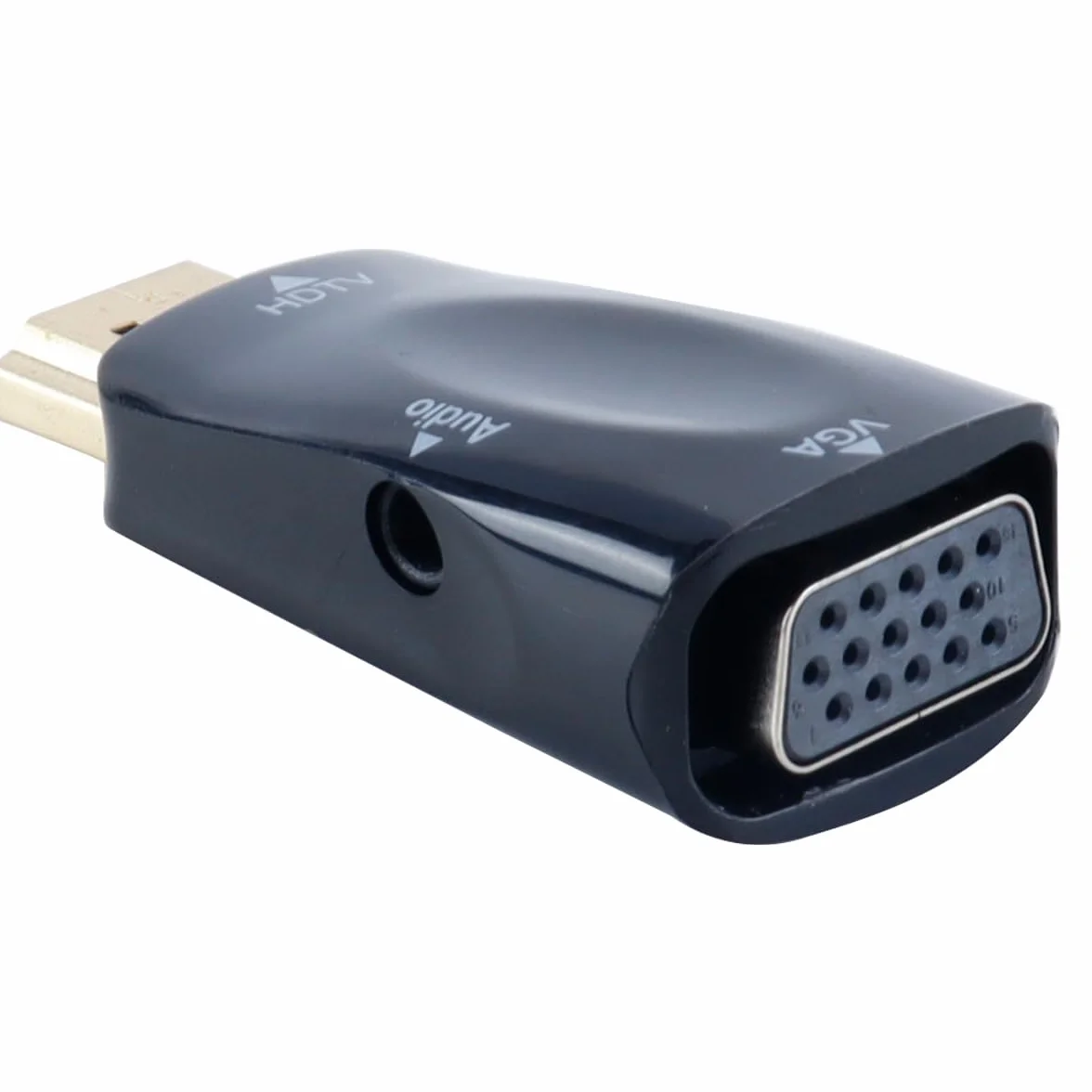 Adaptateur HDMI vers VGA Femelle HD 1080p avec Jack 3,5 mm