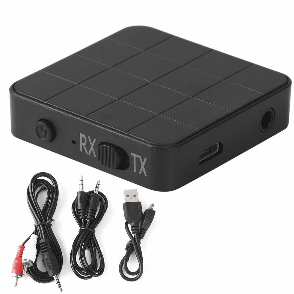 Nadajnik audio, Bluetooth 5.0 2 w 1 odbiornik audio nadajnik muzyka stereo adaptery do telewizora samochodowego PC