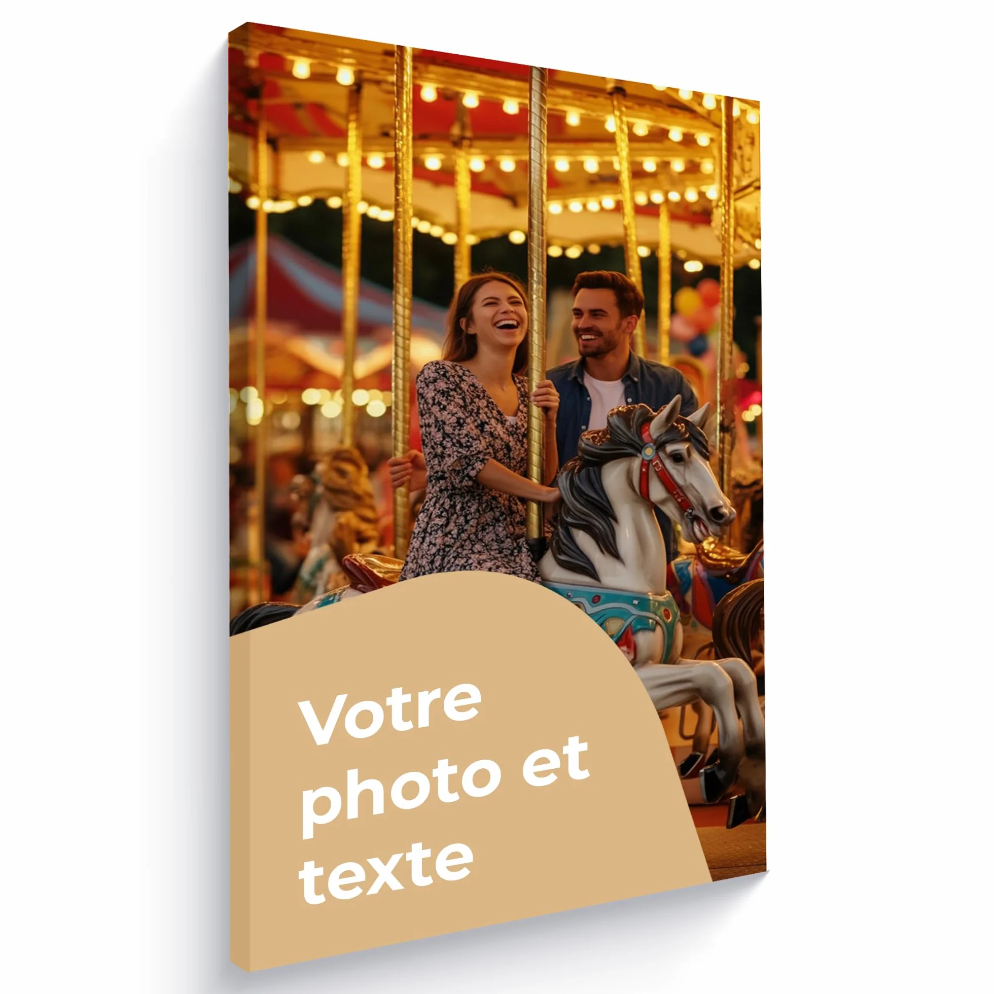 Cimpress Tableau sur Toile Personnalisé 30 × 20 cm Décoration Murale Wall Art Moderne