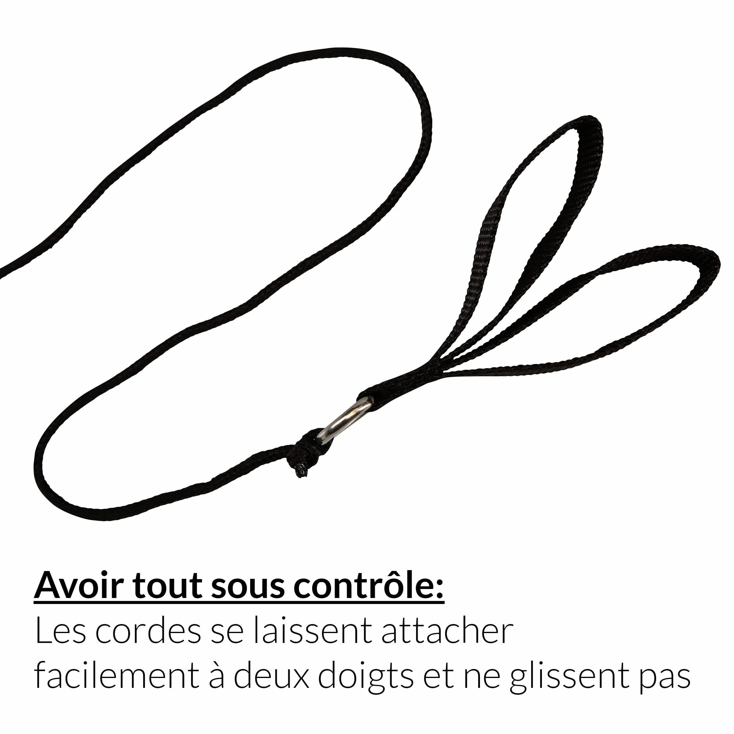 Diabolo Freizeitsport Paire de Poi Lumineux UV 40 cm Blanc avec Sac de Transport
