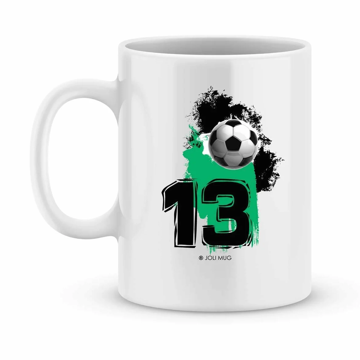 Mug personnalisé ASSE Saint Etienne foot prénom original Ligue 1