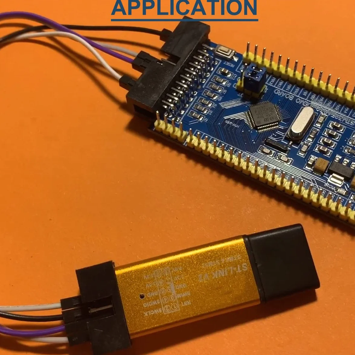 ST-LINK V2 Emulator Downloader, Programator, Emulator STM8 STM32, Obsługa programowania 3,3 V 5 V, z kablem DuPont (losowy kolor)
