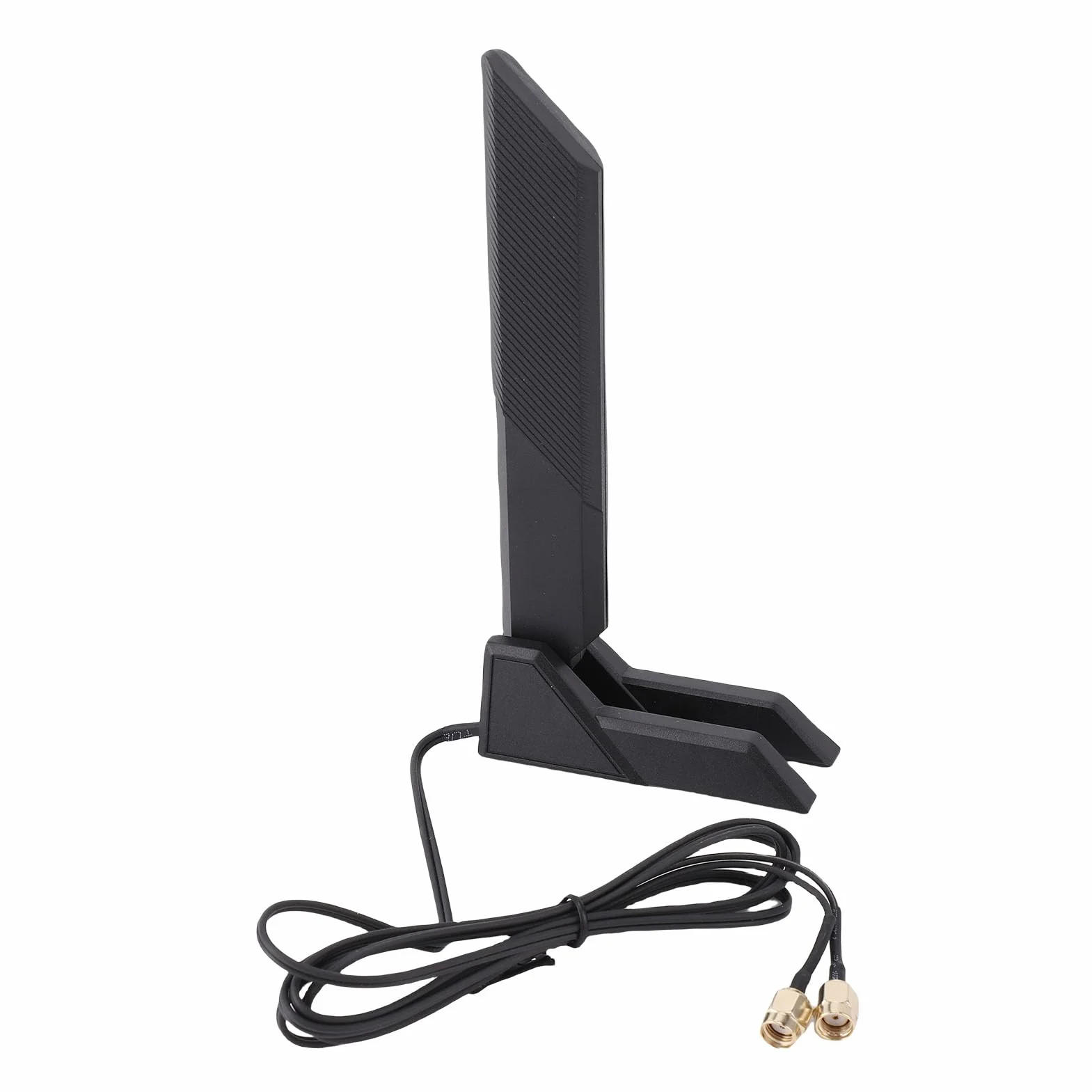 Trójzakresowa Antena WiFi, 2,4 GHz 5,8 GHz 6 GHz 12 DBi Antena SMA WiFi Podstawa Magnetyczna z Przedłużaczem 140 Mm/5,5 Cala, do Komputera Stacjonarnego Karta WiFi PCIe Router