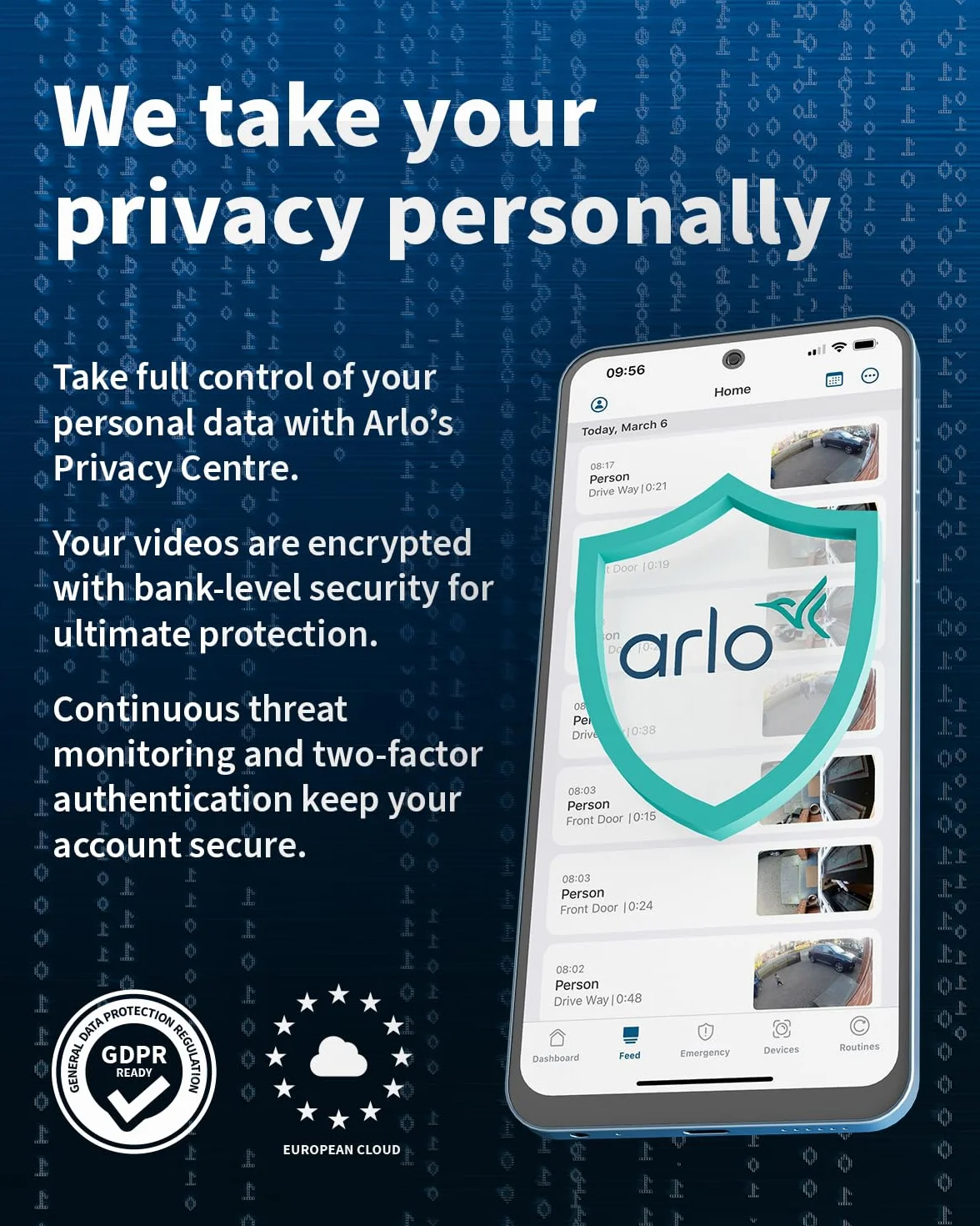 Arlo Go v2 kamera monitorująca, bezprzewodowa, mobilna, HD, LTE, odporna na warunki pogodowe, tryb nocny, dwukierunkowe audio, czujnik ruchu, akumulator, 90-dniowa wersja testowa Arlo Secure, biała,