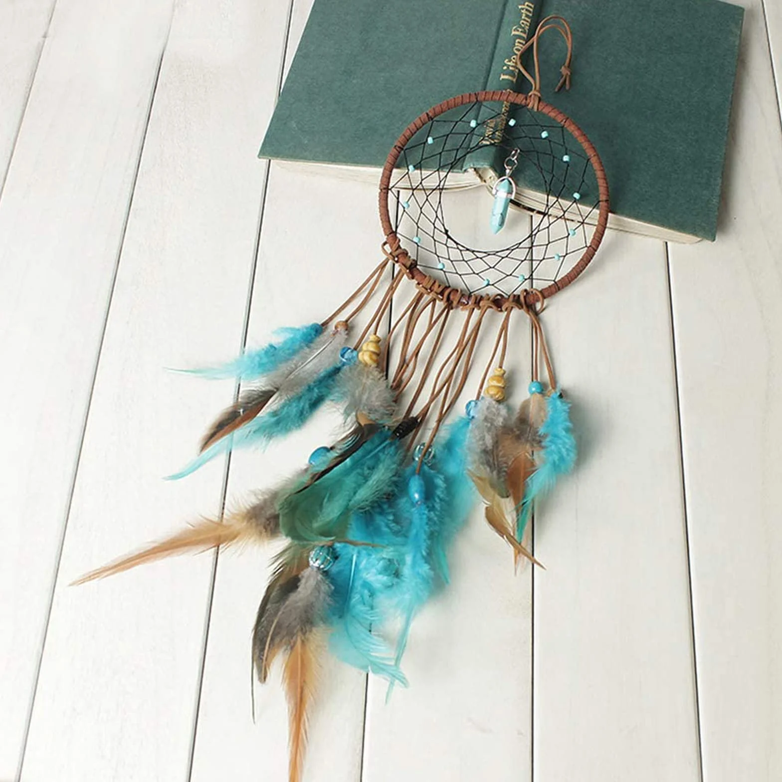 Attrape-rêves avec Plumes pour Enfants Décoration Chambre Salon
