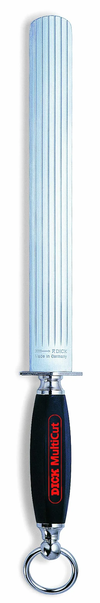 F. Dick Fusil à aiguiser Multicut (7 aciers en un, haute abrasion ou traction fine, 28 cm, HRC 65°) 7650428, Gris
