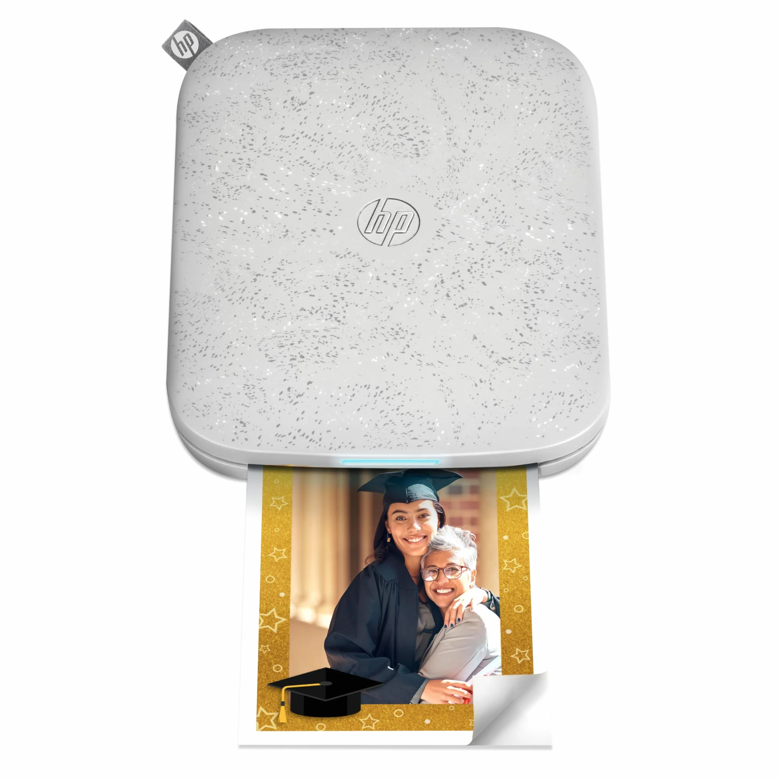 HP Sprocket Natychmiastowa drukarka fotograficzna 3x4 — bezprzewodowo drukuj zdjęcia 3,5x4,25 cala na papierze Zink z urządzeń z systemem iOS i Android
