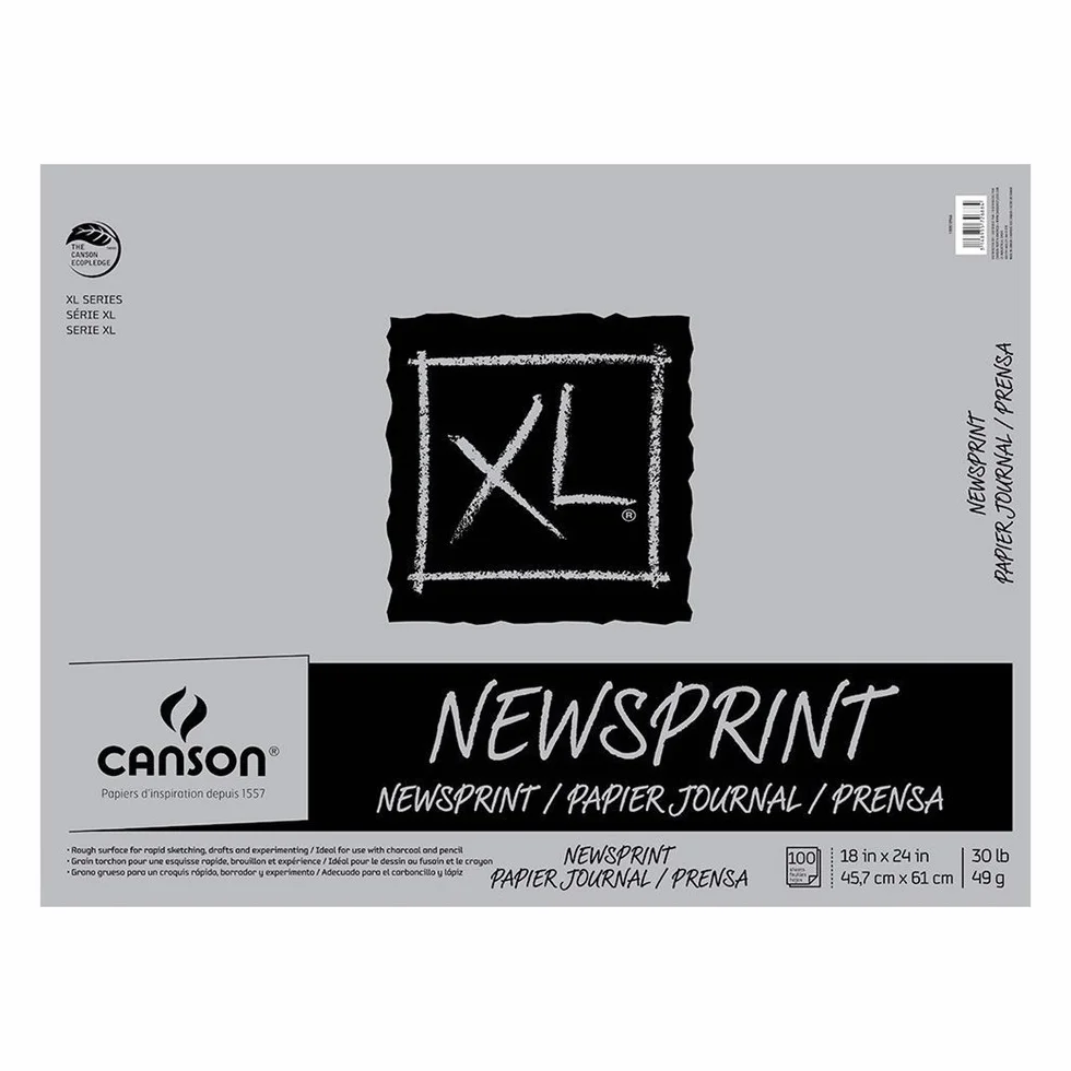 Canson Papier Journal Blanc 45,7 x 61 cm Lot de 100 Feuilles