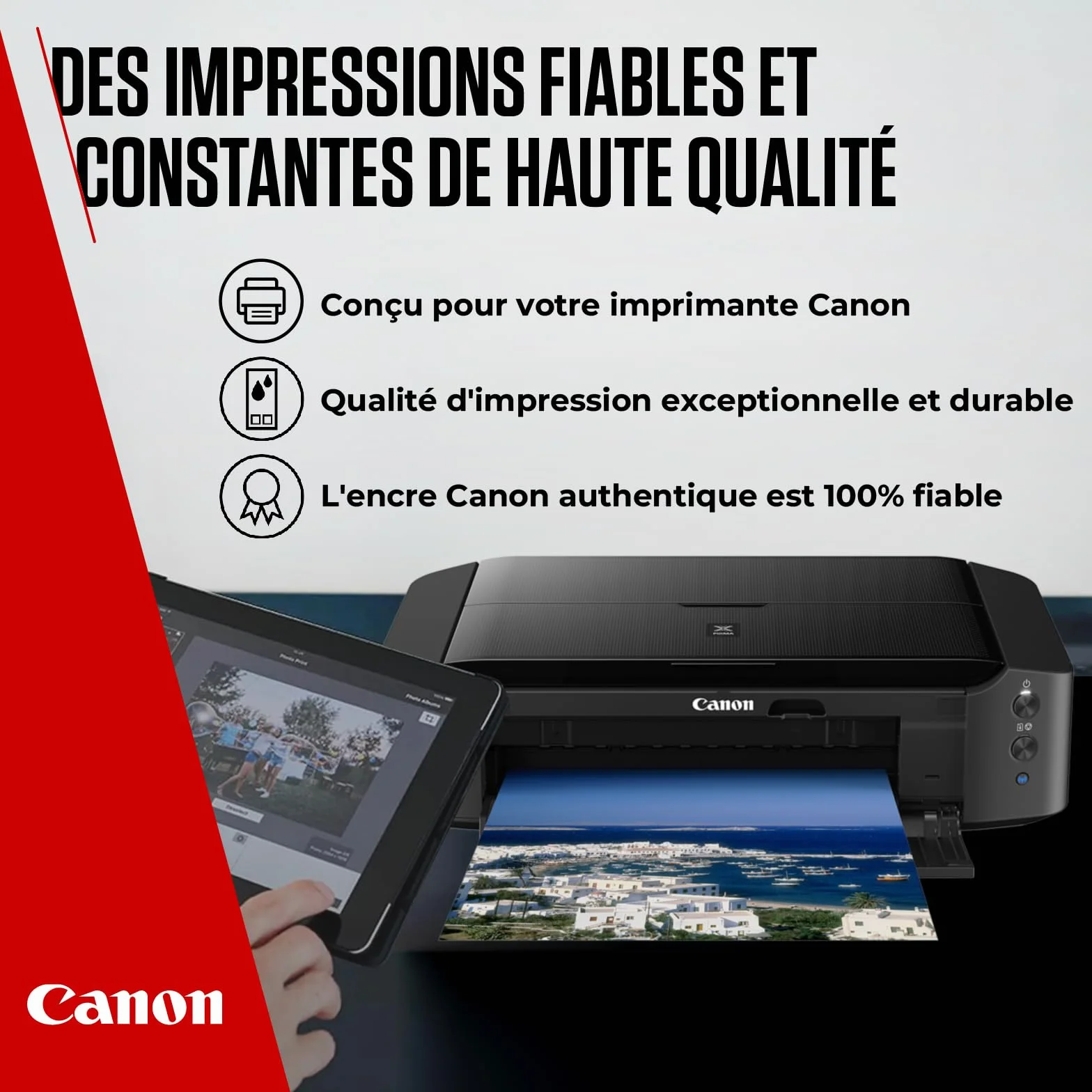 Canon Cartouche Encre PG-545 Noire Authentique pour Imprimante