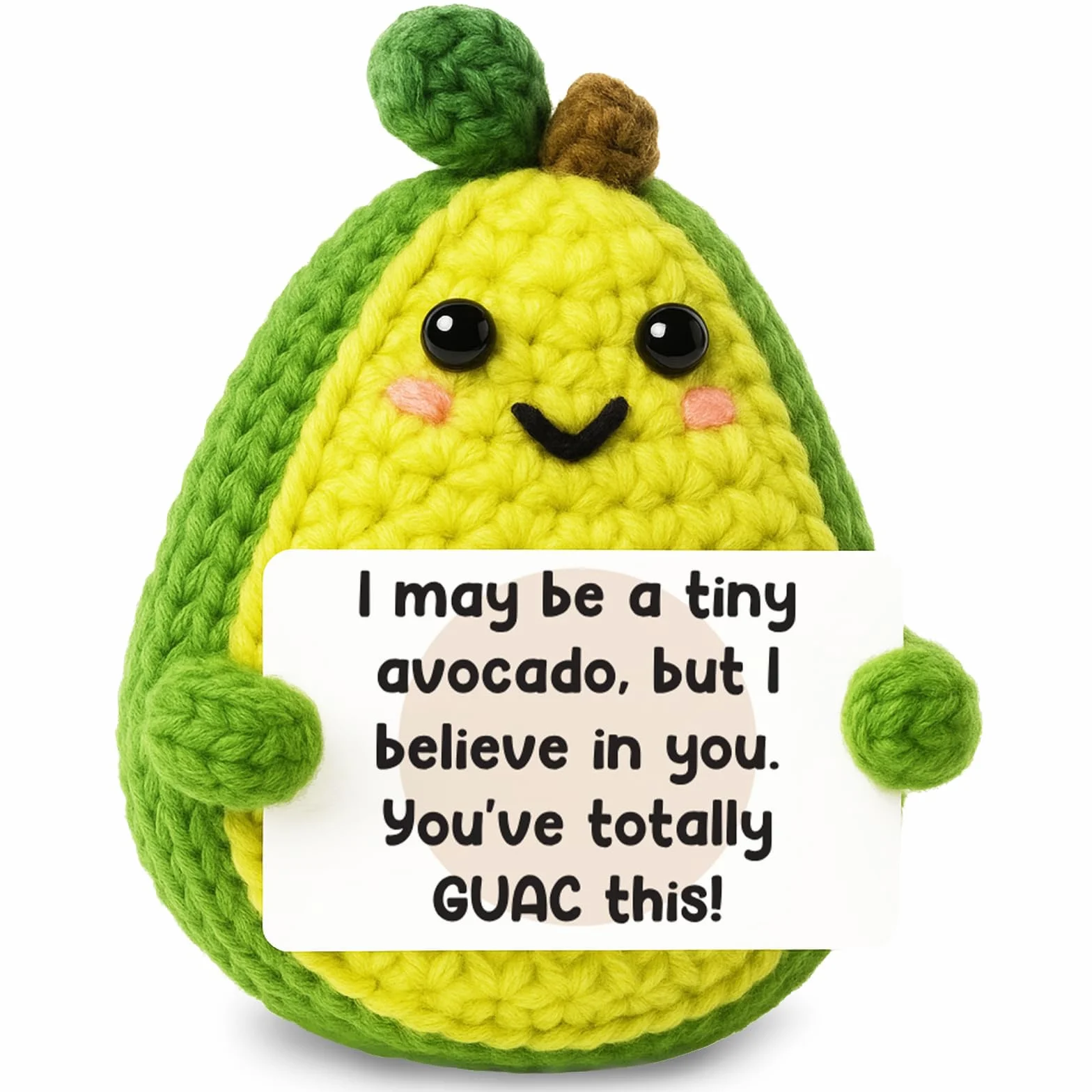 Avocat Cadeau Soutien Émotionnel Câlin de Poche Crochet Positif Cadeaux de Noël pour Femmes Hommes