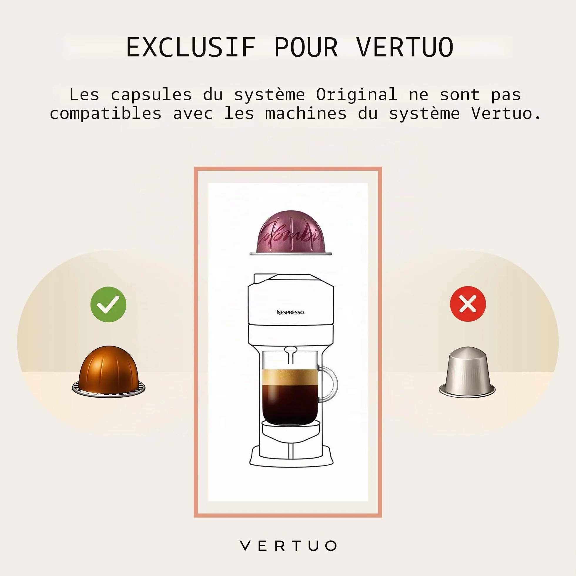 Nespresso De'Longhi Machine à Café Vertuo Plus Black Mat, Capsules café Vertuo seulement, Technologie Centrifusion, 5 Tailles de Tasses + Kit de Bienvenue, Design Moderne, Arrêt Automatique, ENV150.B