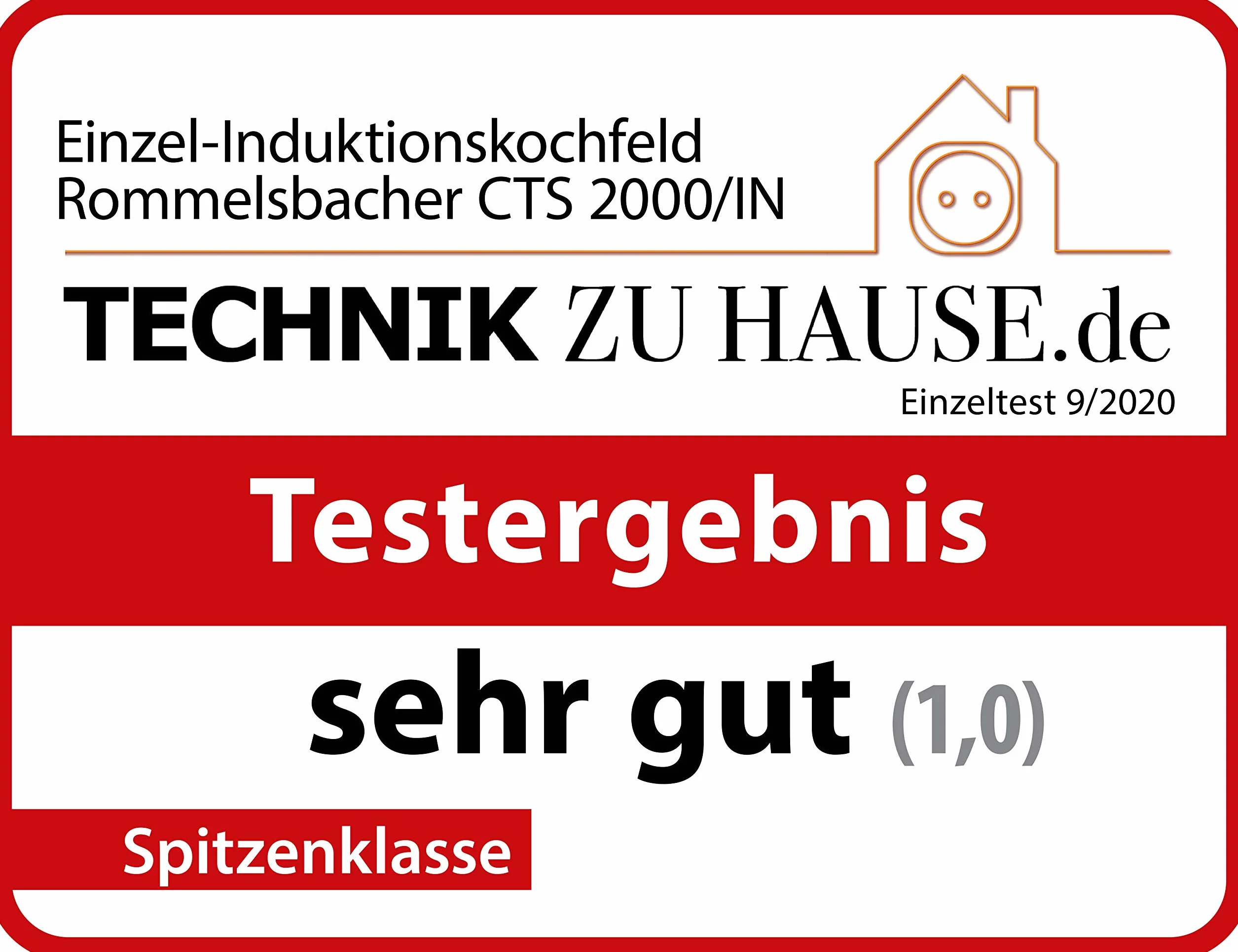 Rommelsbacher CTS 2000/IN plaque Noir, Argent Comptoir Plaque avec zone à induction 1 zone(s)