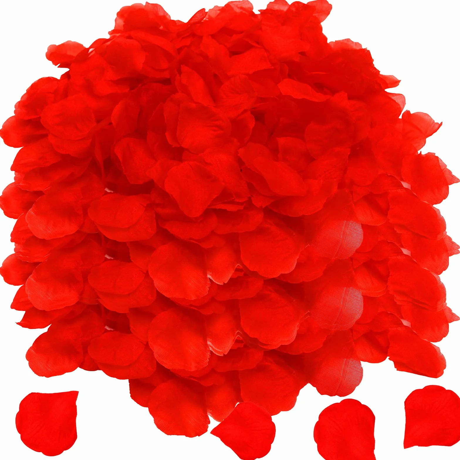 OWLKELA 5000 Pièces Pétales de Rouges Artificiels, Petale de Rose - Mariage