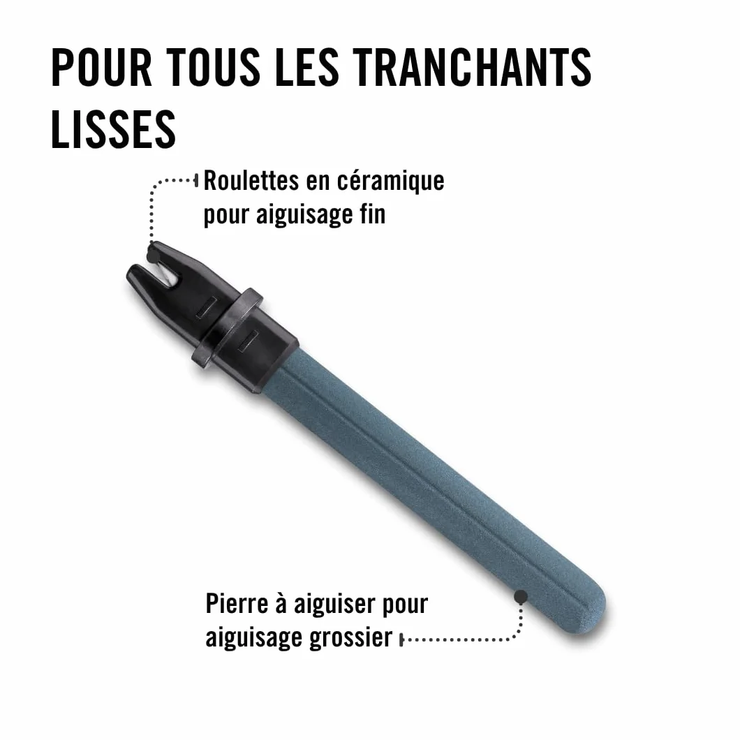 Victorinox Aiguiseur couteaux Swiss Made Portable Noir/Rouge