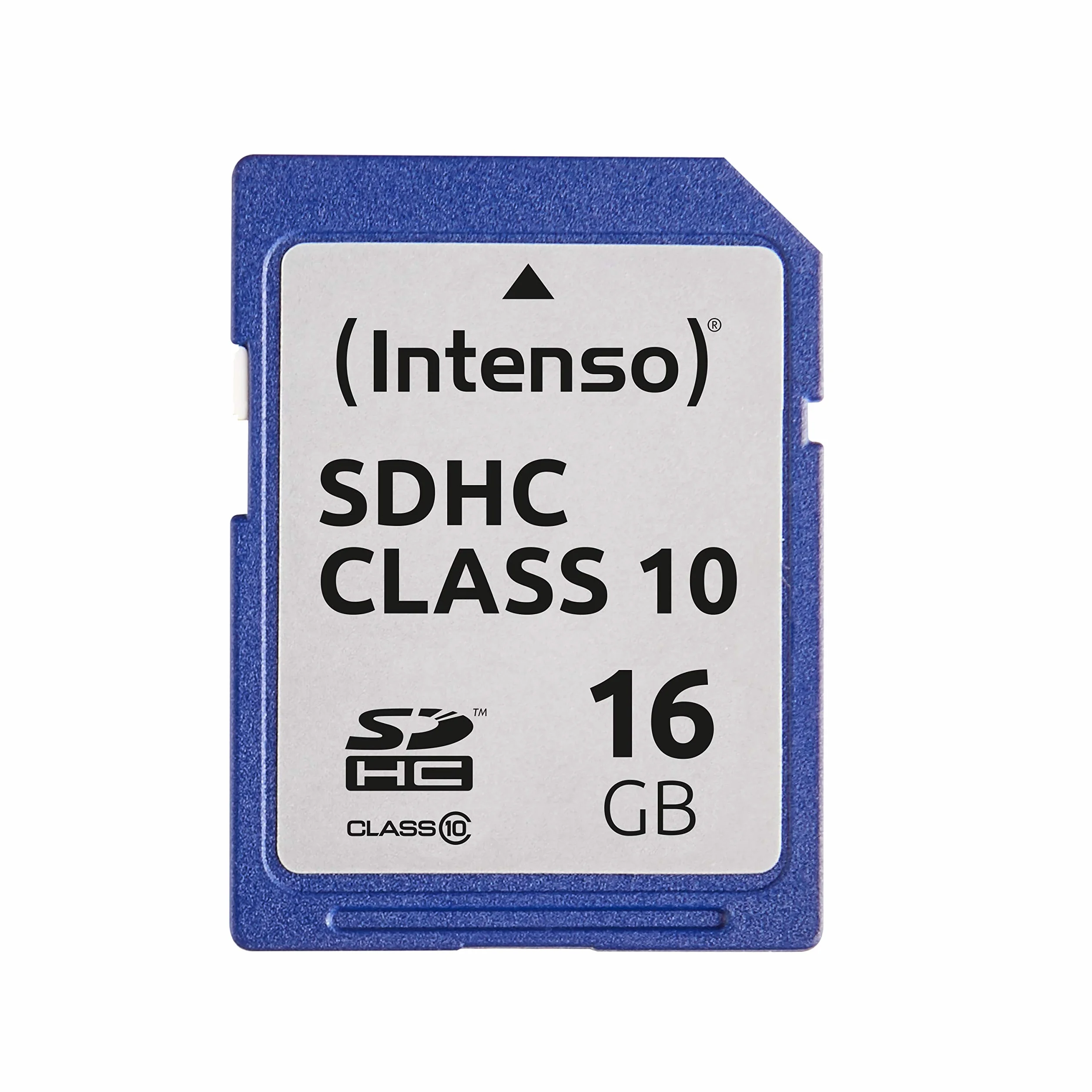 Intenso 3411470 Karta Pamięci SDHC 16 GB, Niebieski