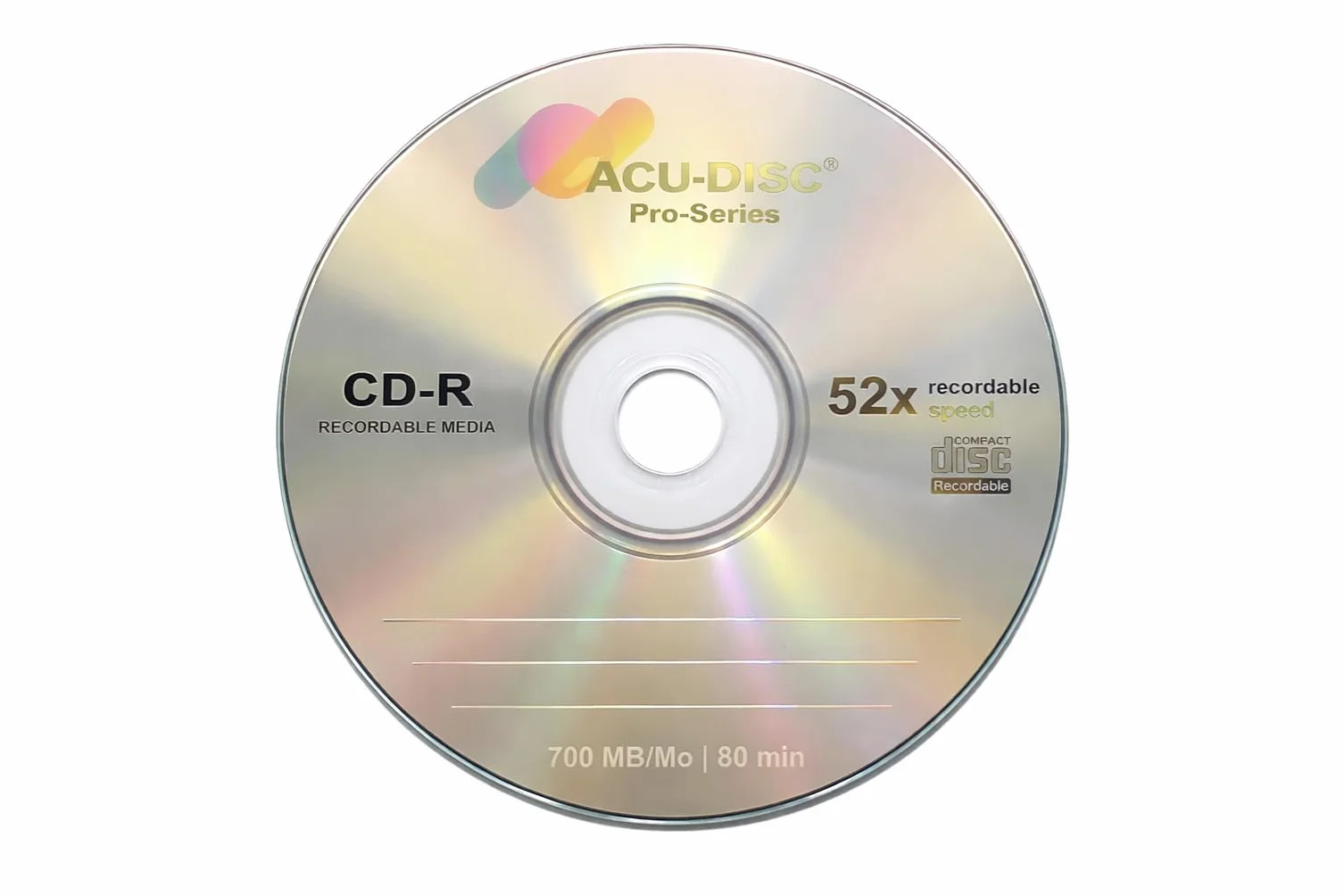 Pro-Series CD-R80 Lot de 50 disques vierges 700 Mo 52x 80 min Protection UV