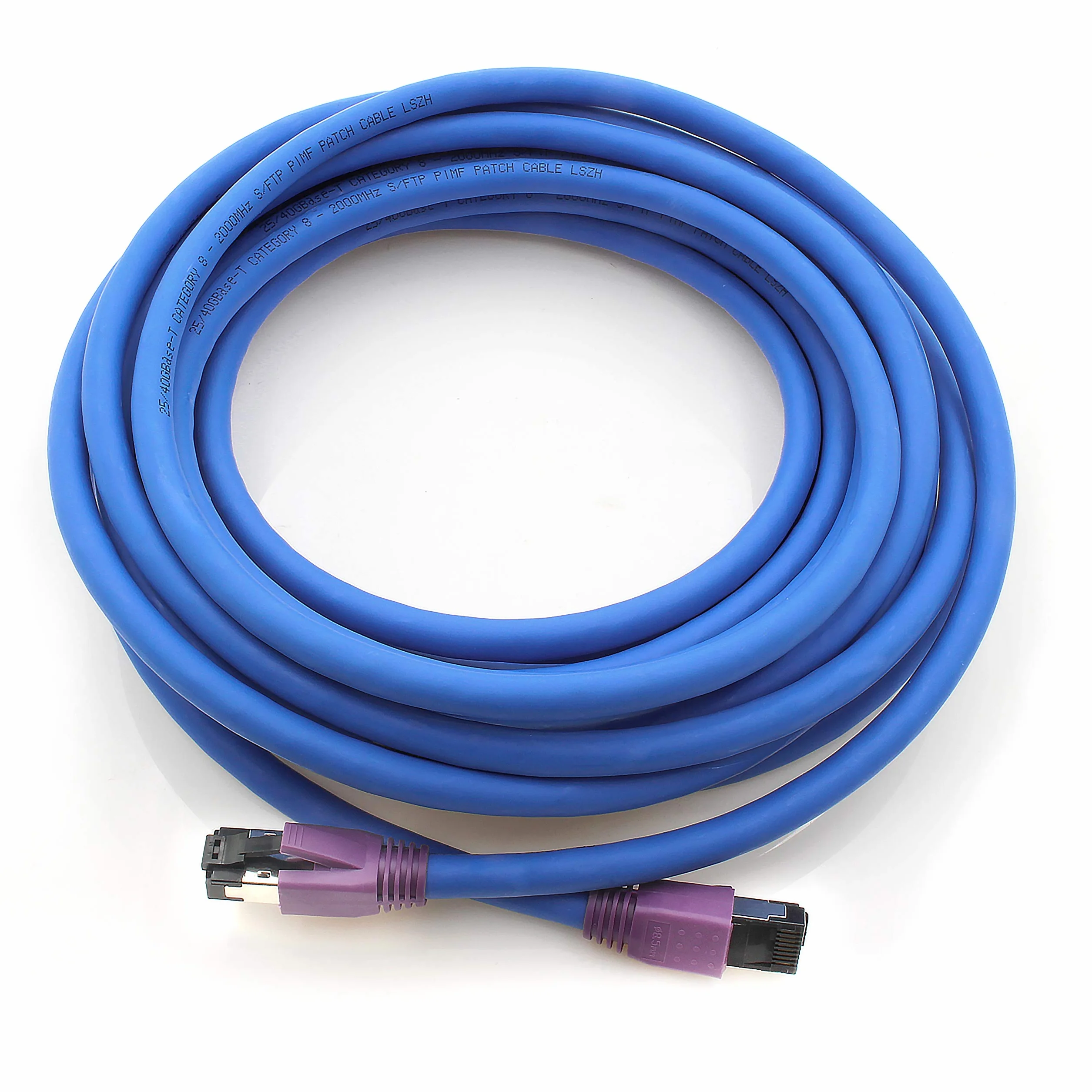 1aTTack.de CAT.8 Câble réseau 5m RJ45 2000 MHz 40 Gbit/s PoE+ AWG24 LSZH