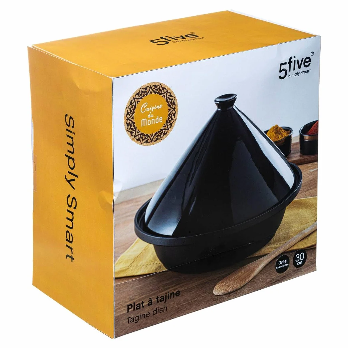 5five - plat à tajine grès 30cm