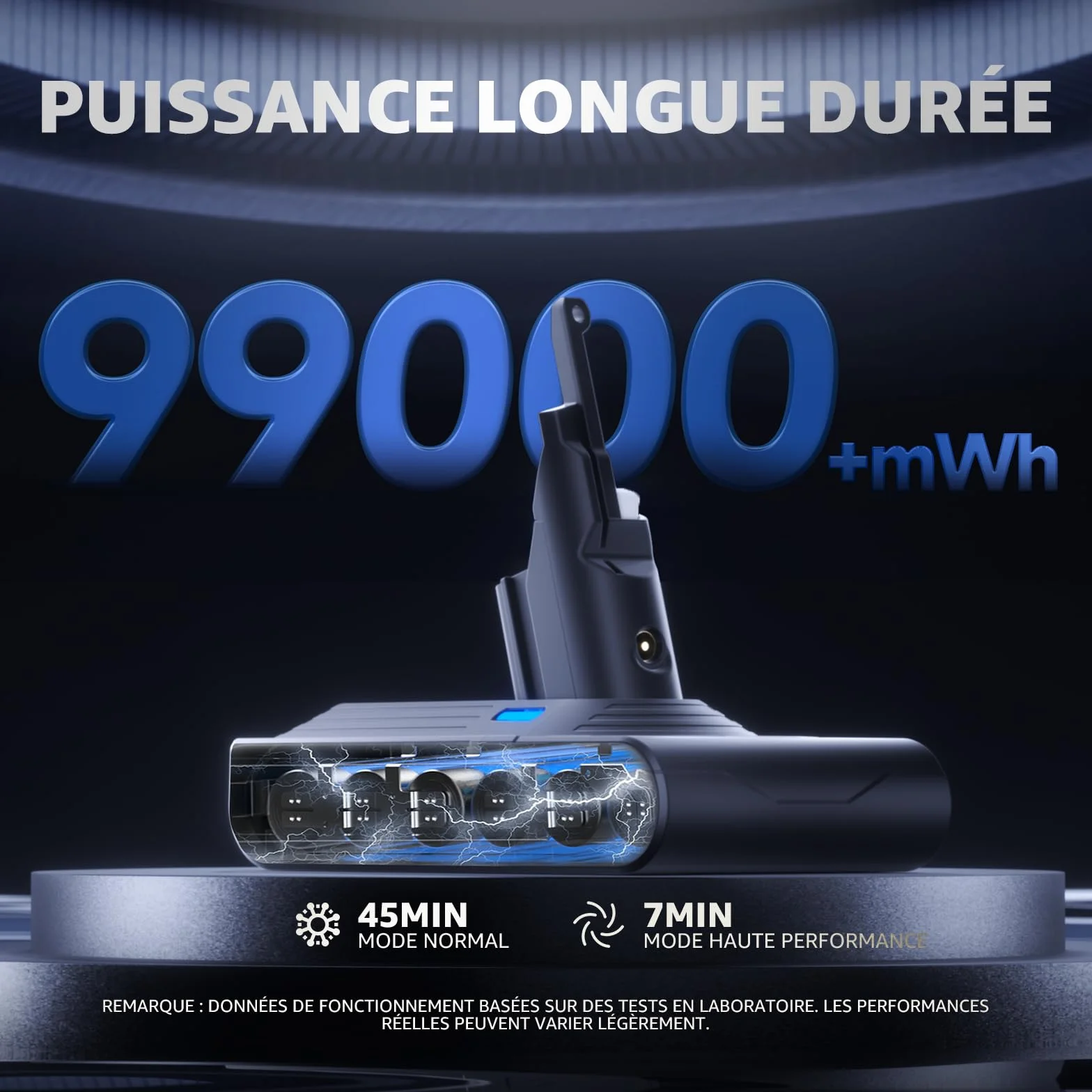 EGR Améliorée V8 Batterie Compatible Dyson V8 Absolute Animal Motorhead Fluffy SV10 Aspirateur avec 5 Filtres