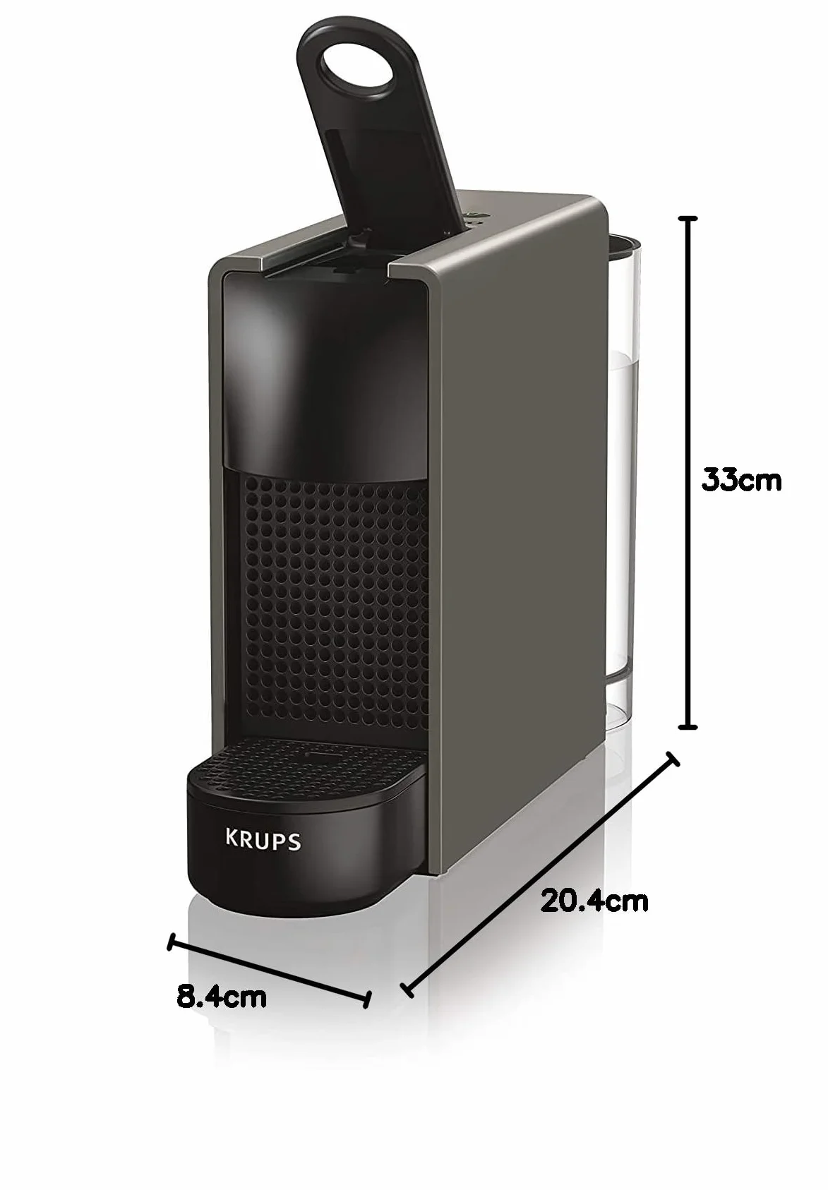 Nespresso Krups XN110BRD Essenza Mini machine à café capsules 0,6 L 19 bars gris