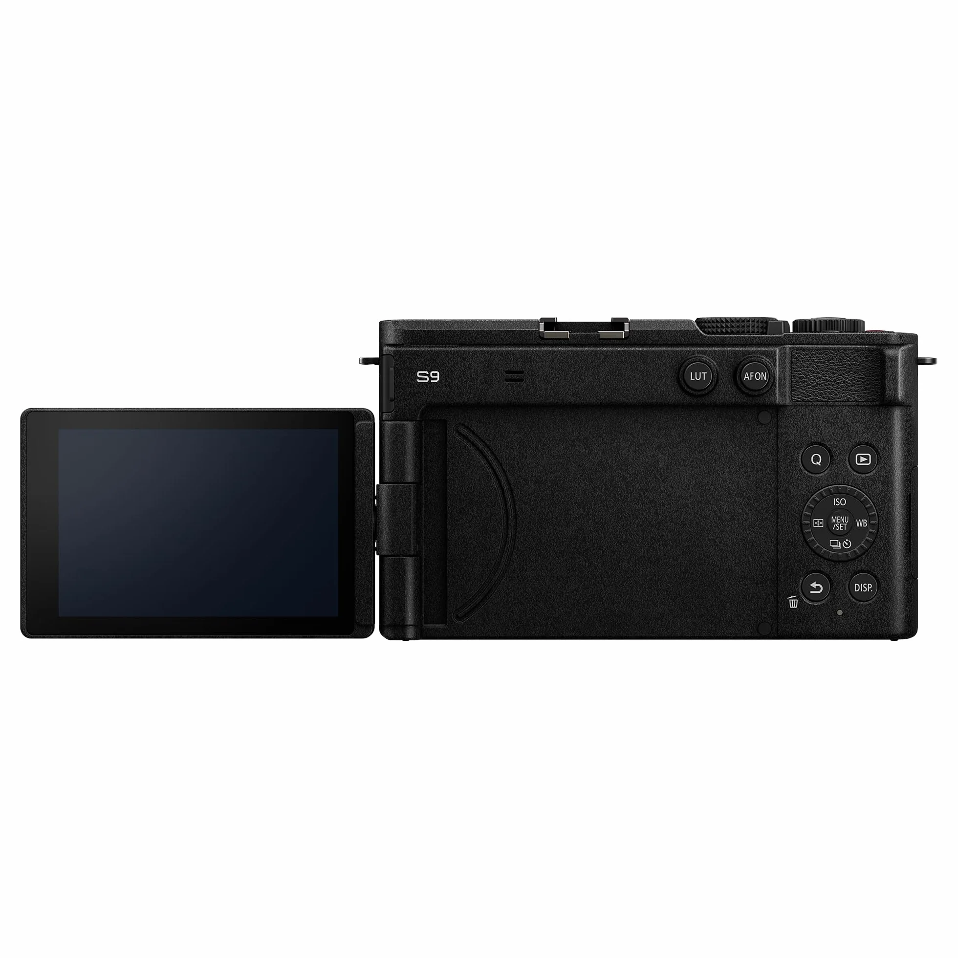 Panasonic Lumix DC-S9E-K Pełnoklatkowy Bezlusterkowy Aparat do Vlogowania, 24.2MP, 6K /4K Video, Stabilizacja Obrazu, Ekran z Technologią Free Angle 5Ghz WiFi Czarny, Korpus