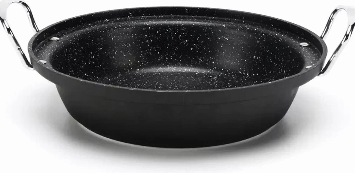 Tajine en céramique et fonte en aluminium adapté à l'induction | Poignées | Convient pour 4-8 personnes | Ø 30 cm