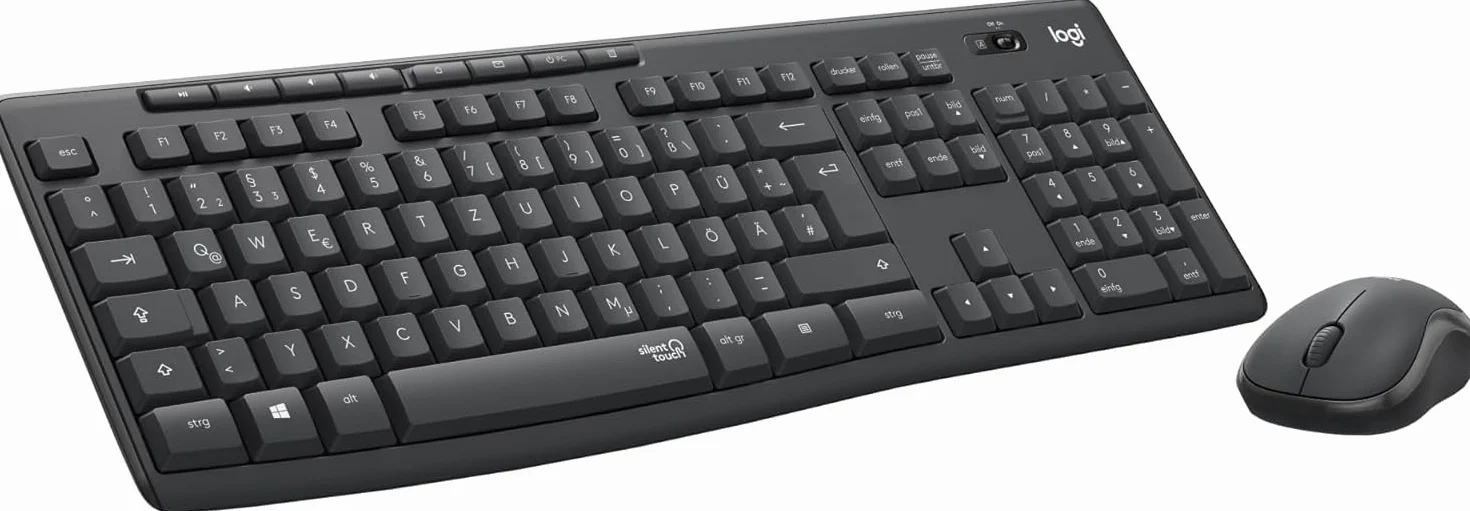 Logitech MK270 Bezprzewodowa klawiatura i mysz Combo - DEU QWERTZ