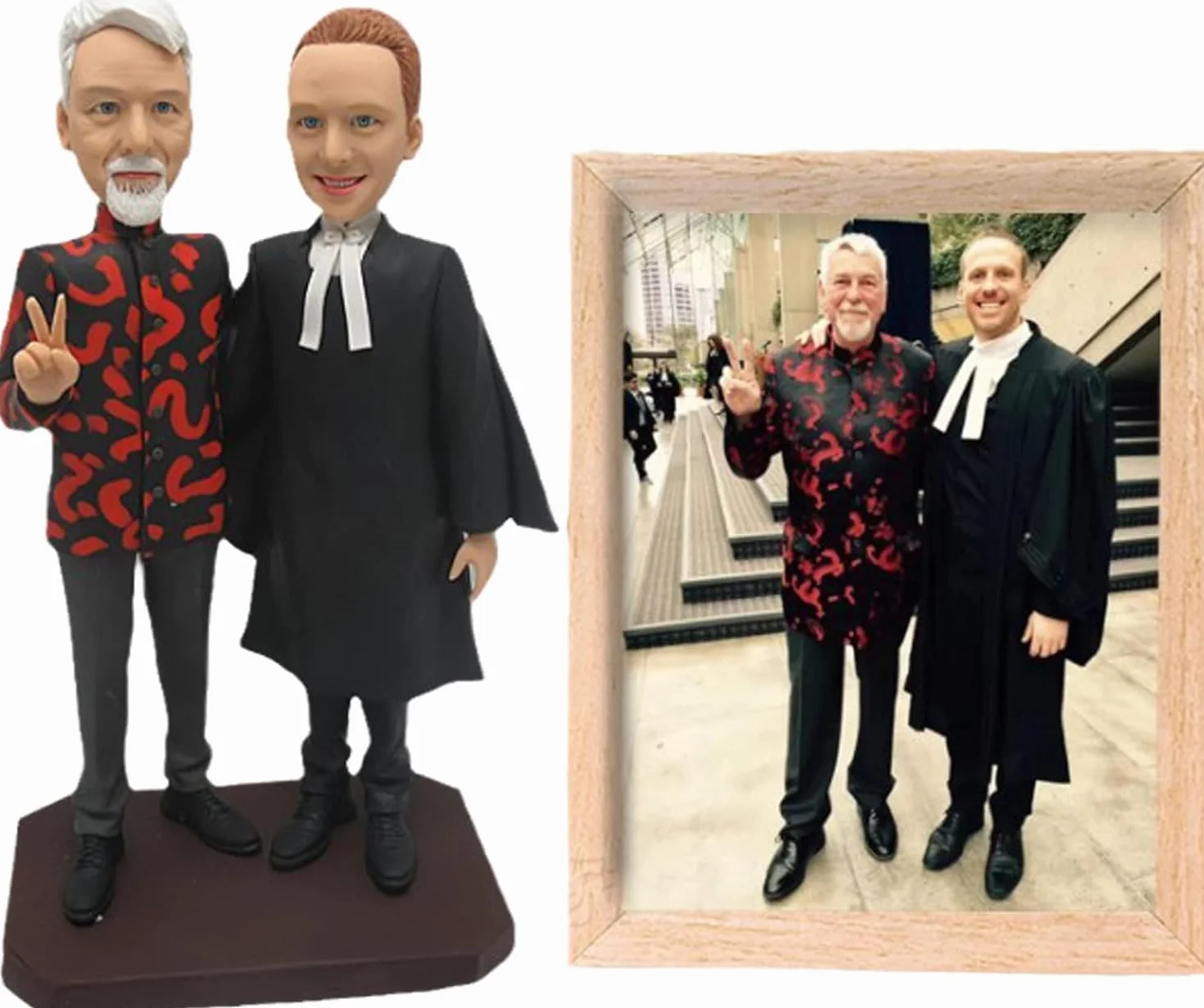 Personnalisée Tête de Vague Figurine Bobble-Head Adulte (1 Personne)