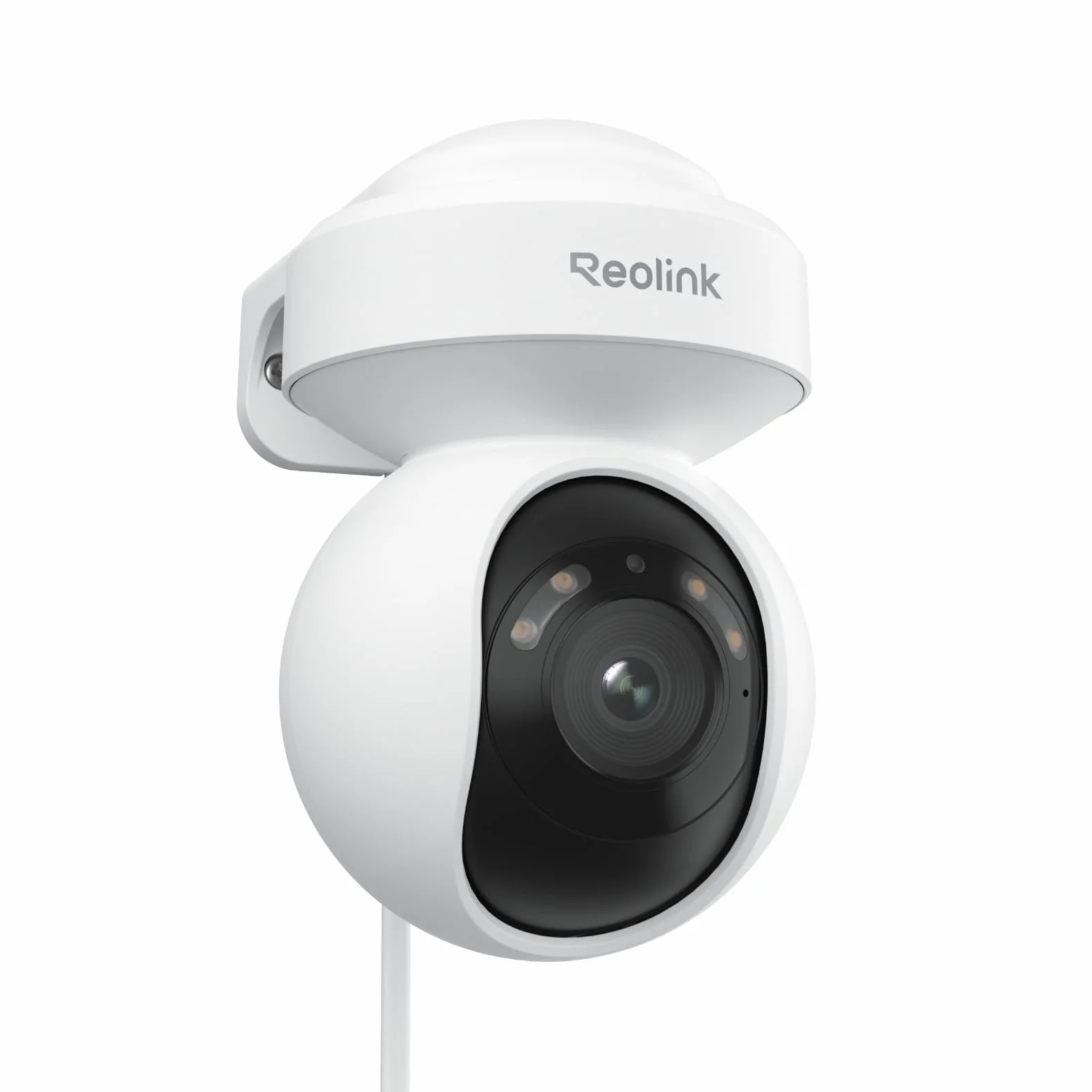 Reolink 4K PoE Security Camera Zewnętrzna kamera IP z kolorowym noktowizorem, obrotem 355° i pochyleniem 50°, automatycznym śledzeniem, inteligentnym wykrywaniem E1 Outdoor SE PoE