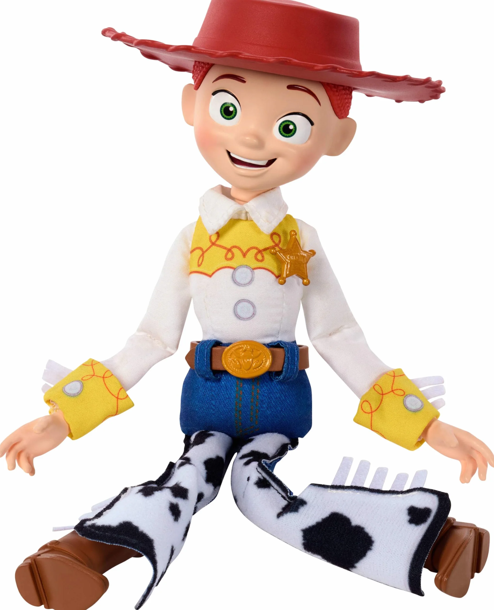 Mattel Disney Pixar Toy Story 5 Jessie Poupée de chiffon 17,8 cm Cowgirl rousse Figurine à collectionner souple