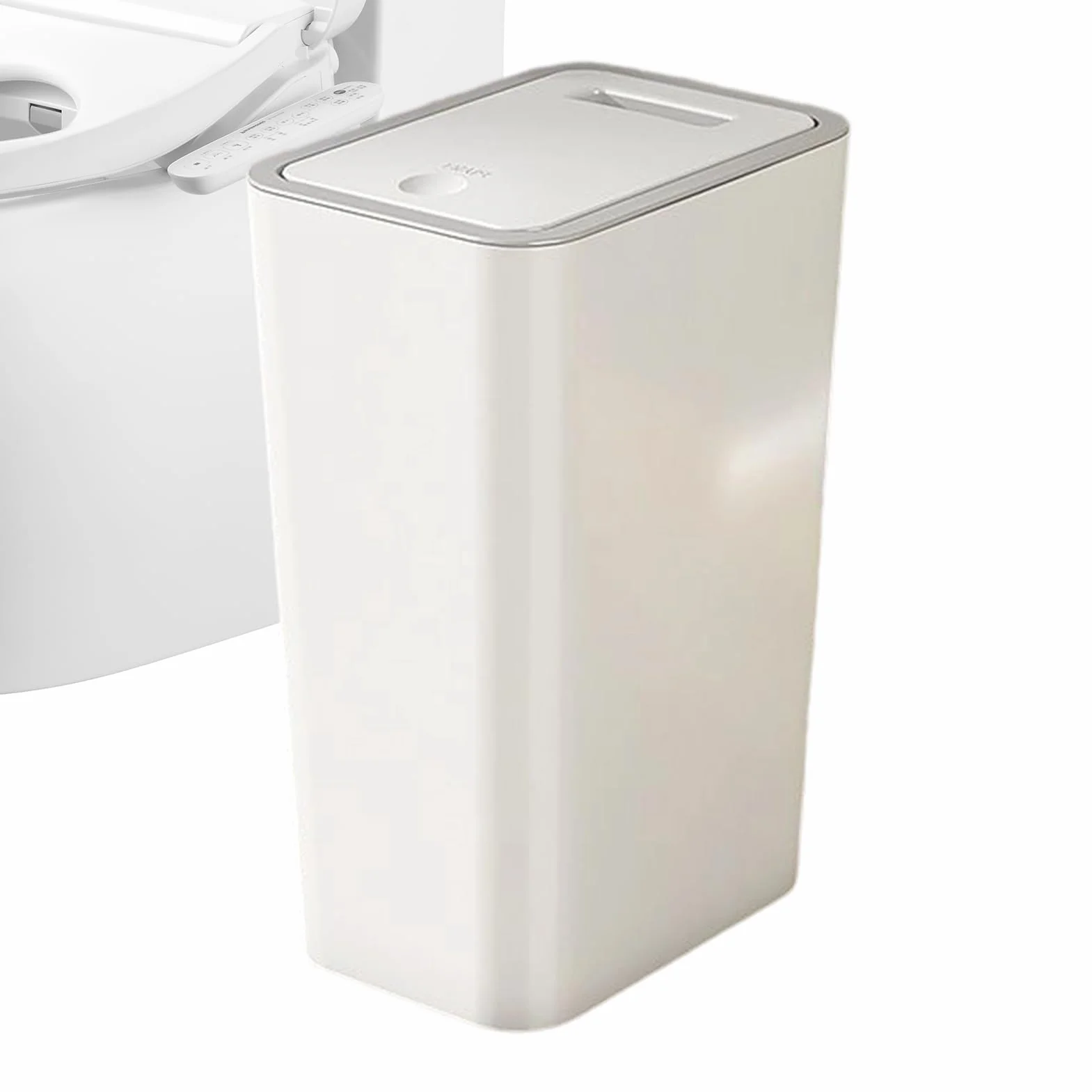Poubelle avec Couvercle 10 Litres pour Maison Bureau Salle de Bain