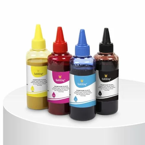 Encre de Sublimation Subliking 4x100ml CMYK Set pour Epson Ricoh Sawgrass