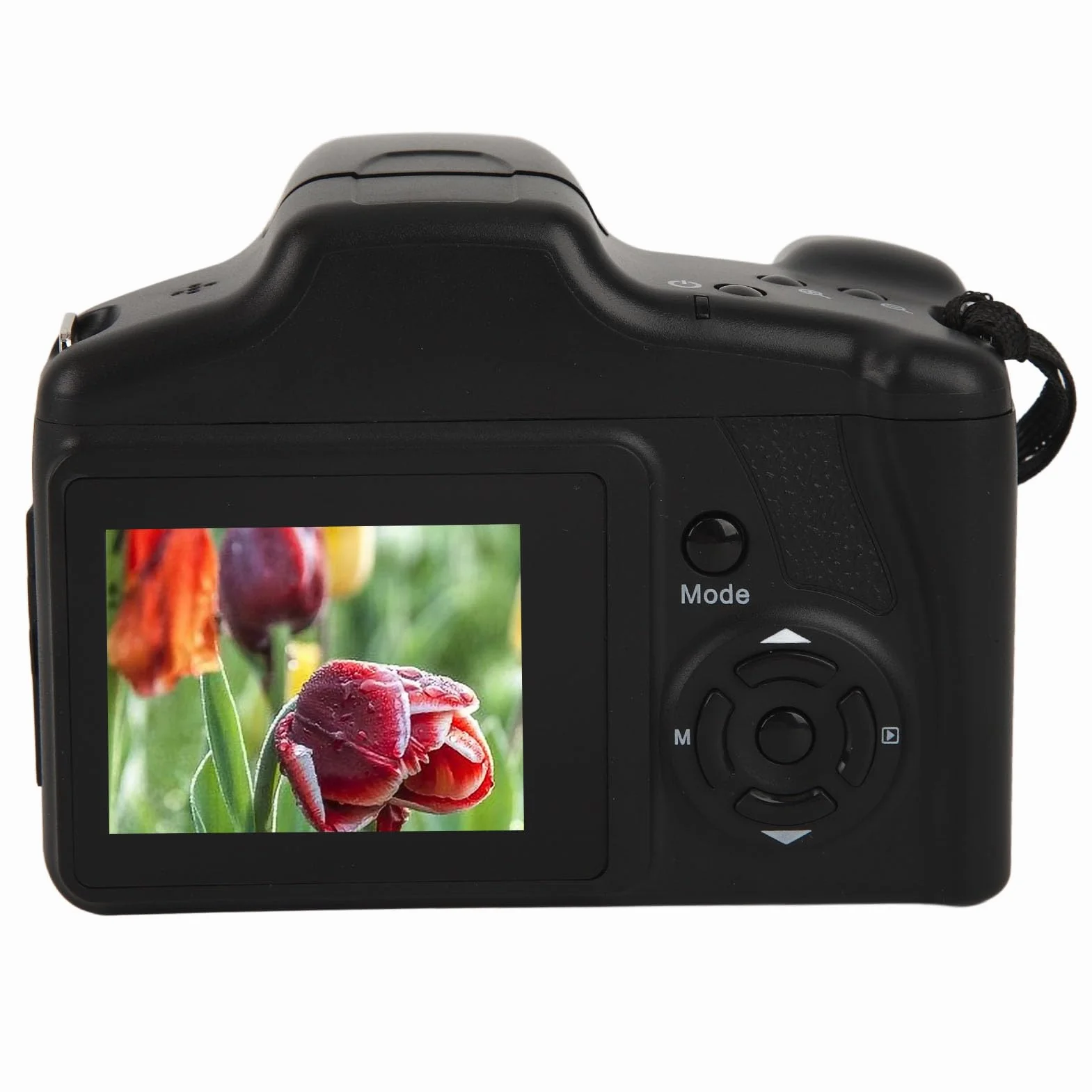 Lustrzanka Cyfrowa Rebel T7, 2,4-calowy Aparat 1080P z 16-krotnym Zoomem Cyfrowym do Podróży, spotkań, Selfie, Wszechstronne, Krystalicznie Czyste Filmy, Zestaw 2 Obiektywów z
