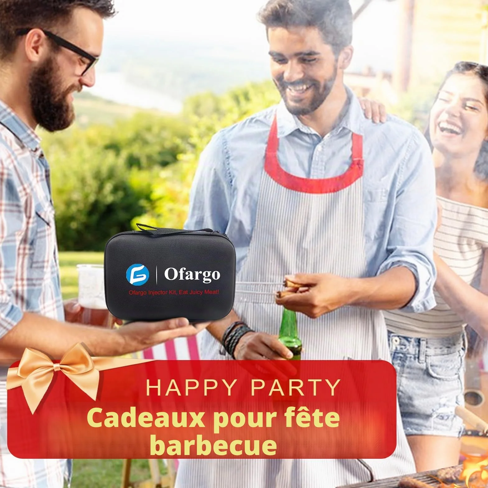 Seringue alimentaire 60 ml avec 4 aiguilles injecteur marinade BBQ