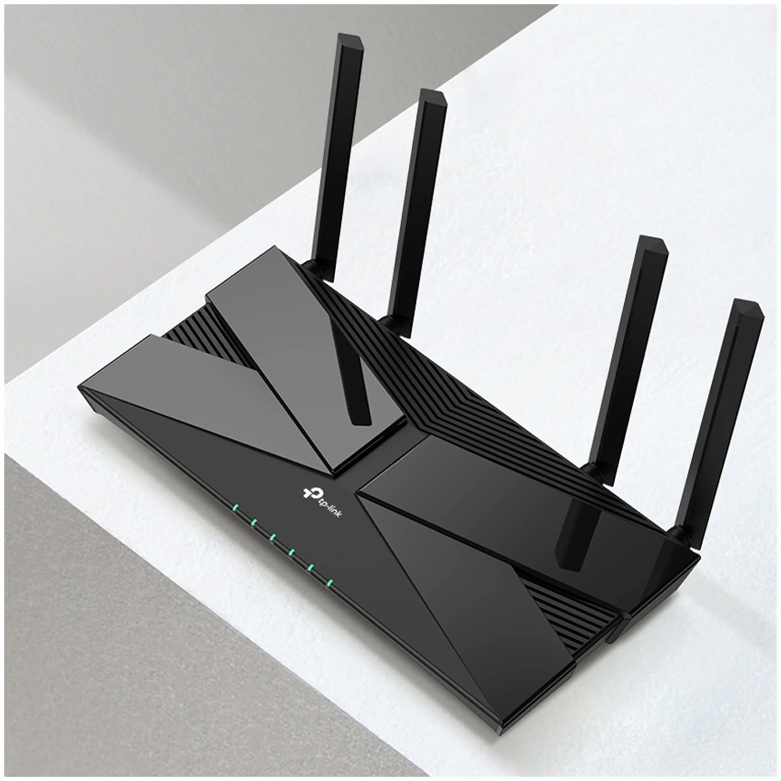 TP-Link Archer AX23, Router WiFi 6 AX1800, Dwupasmowy 5 GHz i 2.4 GHz, 4 anteny wysokiego zysku, OFDMA i MU-MIMO, Porty Gigabit, Wsparcie OneMesh, Kontrola rodzicielska, Kompatybilny z Alexa, Czarny